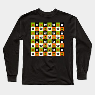 Halloween Candy Pail checks Long Sleeve T-Shirt